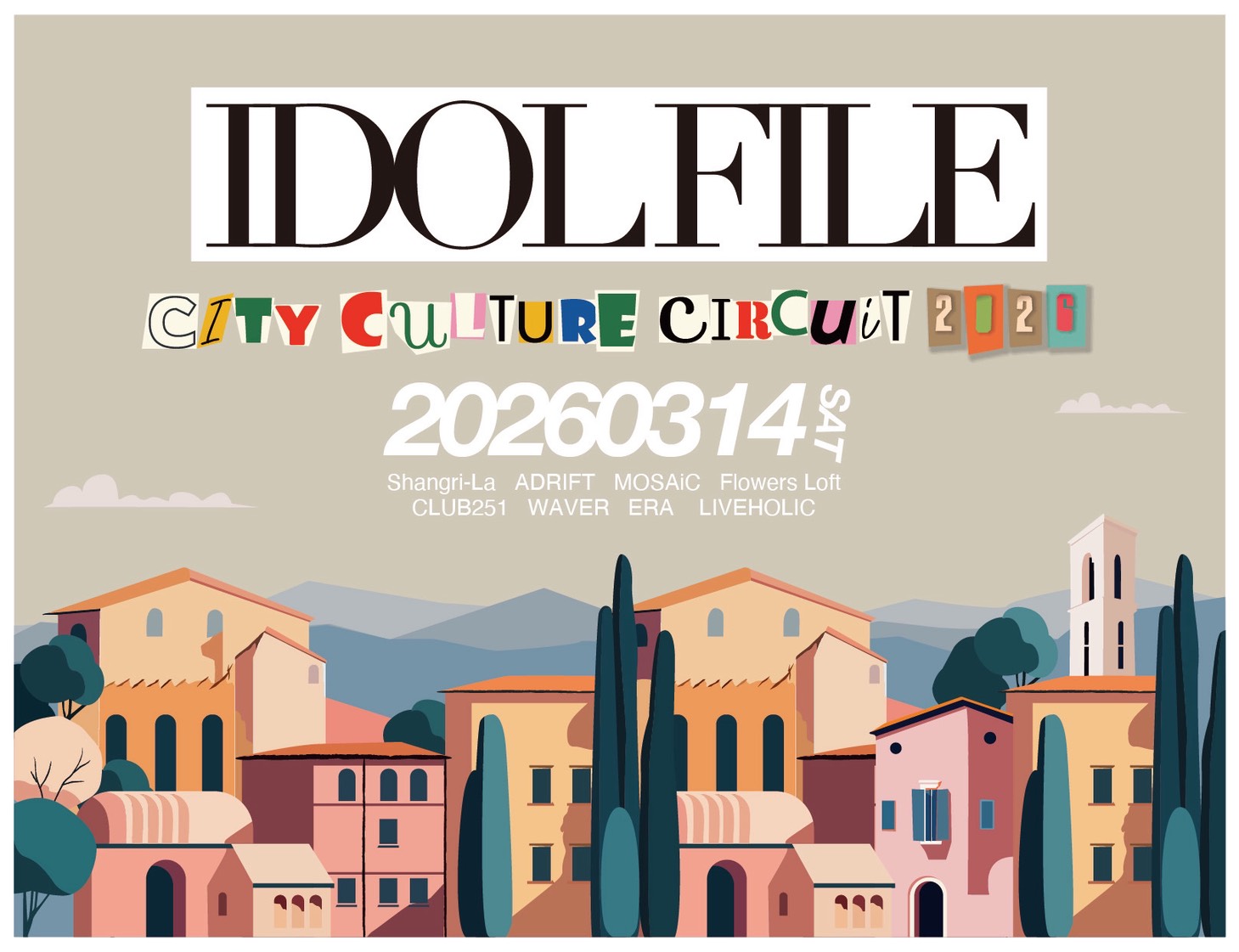 IDOL FILE CITY CULTURE CIRCUIT 2026 | EVENT | ADRIFT